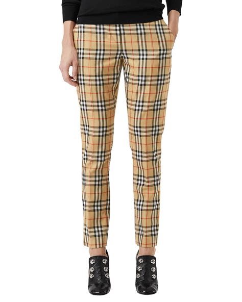 burberry plaid pants mens|burberry print pants men's.